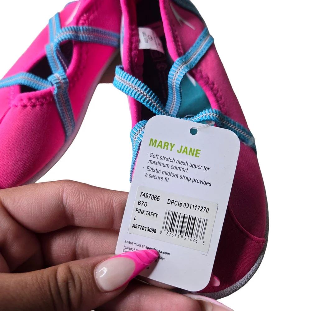 Speedo Pink Mary Jane Water‎ Shoes Size: 9-10